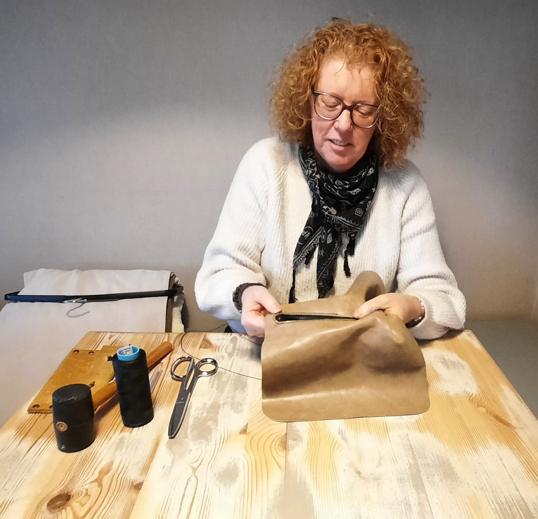 Jeanine aan het werk